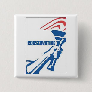 Konservatives Party-Fackel-Logo Button