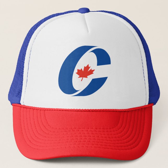 Konservatives Party von Kanada Truckerkappe (Vorderseite)