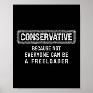 Konservatives Republikanisches Hemd Anti Liberaler Poster