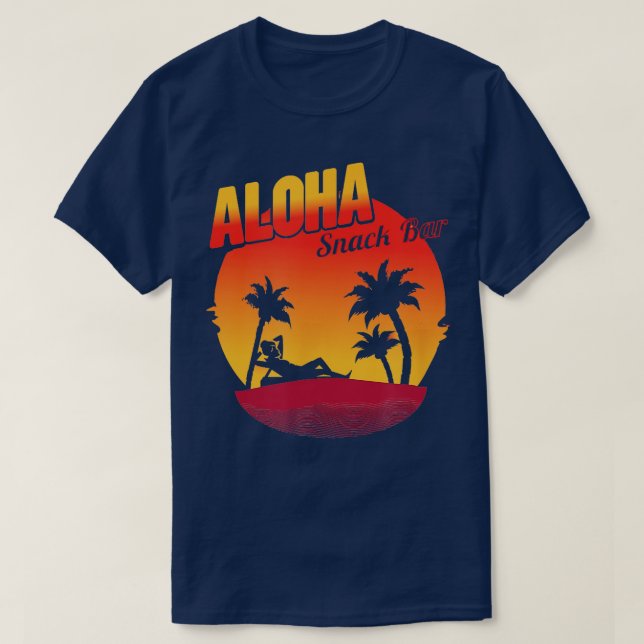 Konservatives Shirt Aloha Snackbar Funny (Design vorne)