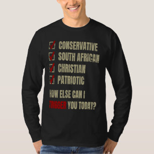 Konservatives südafrikanisches christliches Patrio T-Shirt