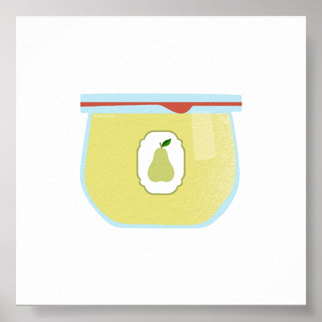 Konserven - Birnenmarmelade Poster (Vorne)