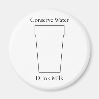 Konservieren Sie Trinkmilch Magnet