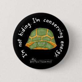 Konservierenenergie-schwarzer Knopf Button