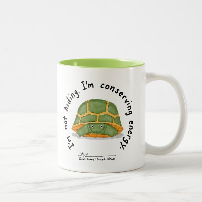 Konservierenenergie Zwei-Ton Tasse (Rechts)