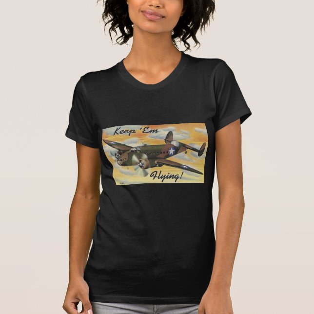 Konsolidierter Zweiter Weltkrieg des Befreier-B-24 T-Shirt (Vorderseite)