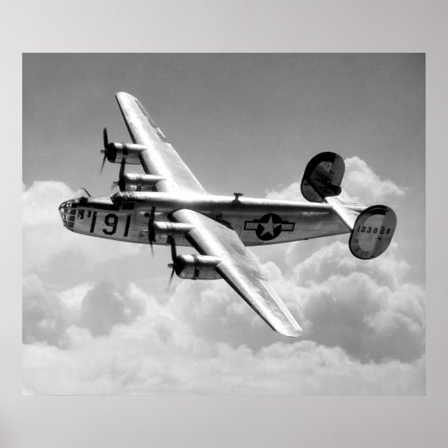Konsolidiertes B-24-Liberator-Poster Poster (Vorne)