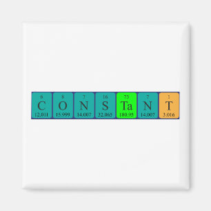 Konstanter periodischer Tabellenname-Magnet Magnet