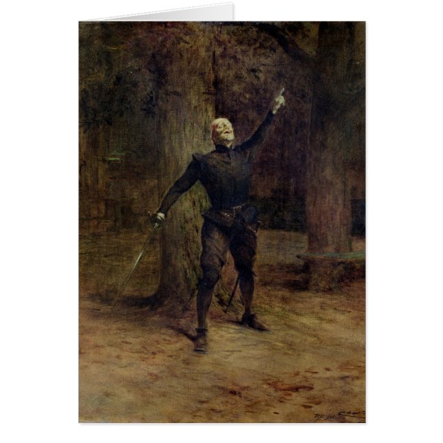 Konstantes Coquelin als Cyrano De Bergerac (Vorne)