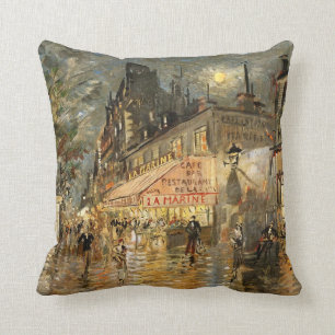Konstantin Korovin: Café La Marine, Paris Kissen