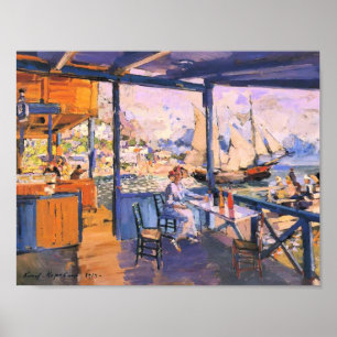 Konstantin Korovin - Pier in Gurzuf Poster