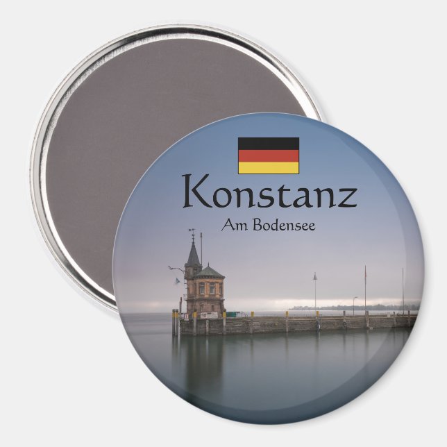 Konstanz Souvenir Magnet (Vorderseite/Rückseite)
