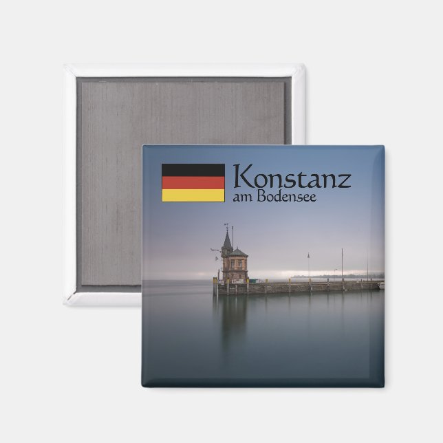 Konstanz Souvenir Magnet (Vorderseite/Rückseite)