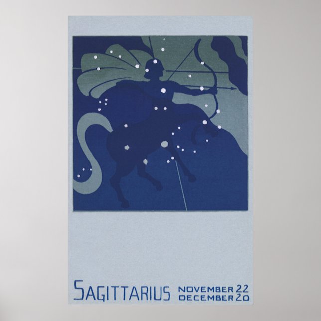 Konstellation der Vintagen Sternenflotte Sagittari Poster (Vorne)