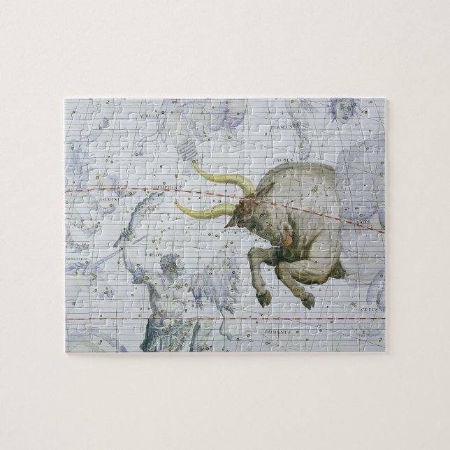 Konstellation des Stiers, überziehen 2 'vom Atlas (Horizontal)