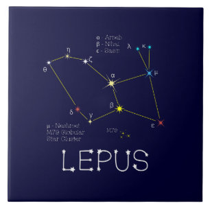 Konstellation Lepus Fliese