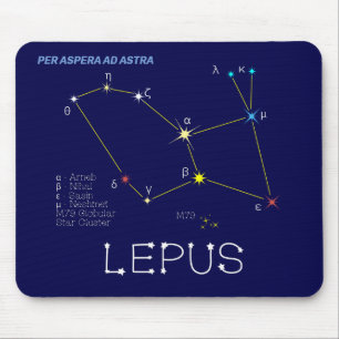 Konstellation Lepus Mousepad
