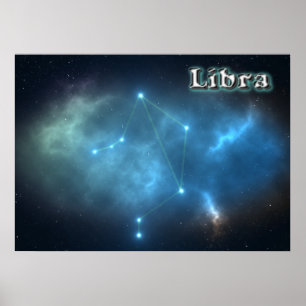 Konstellation Libra Poster