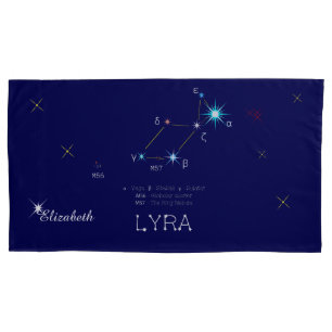 Konstellation Lyra Kissenbezug