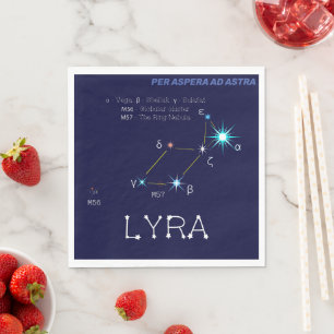 Konstellation Lyra Serviette