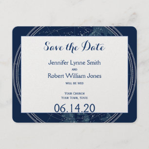 Konstellation Night Sky Wedding Save the Date