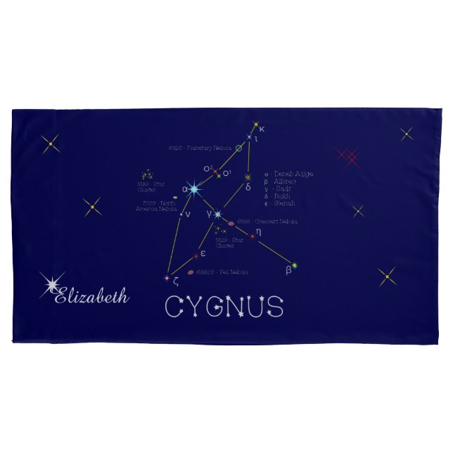 Konstellation Nördliche Hemisphäre Kissenbezug (Vorderseite)
