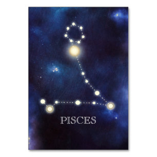 Konstellation   Pisces   Hochzeitsstiftung Tischnummer
