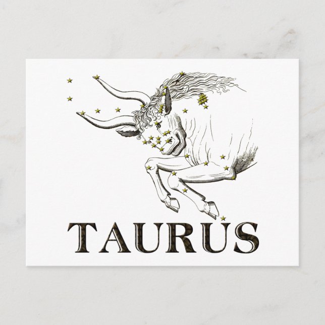 Konstellation: Taurus Postkarte (Vorderseite)