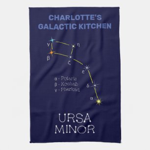 Konstellation Ursa Minor Geschirrtuch