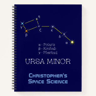 Konstellation Ursa Minor Notizbuch