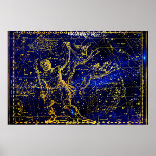 Konstellation von Booten Poster