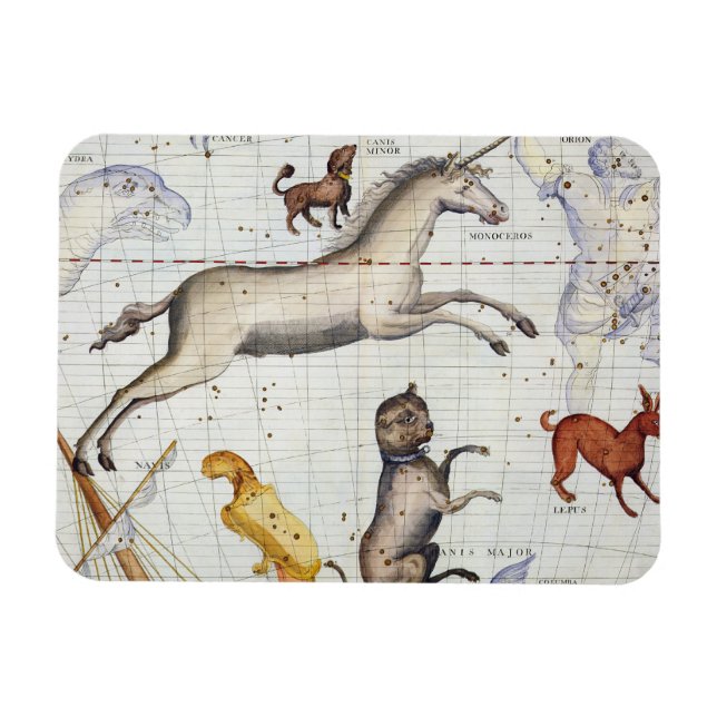 Konstellation von Monoceros mit Canis Major und Mi Magnet (Horizontal)