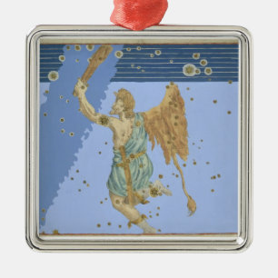 Konstellation von Orion, von "Uranometria" durch Ornament Aus Metall