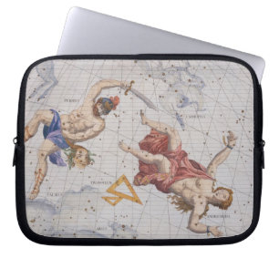 Konstellation von Perseus und von Andromeda, von Laptopschutzhülle