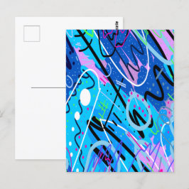 Konstellationen Abstrakter Kunst Postkarte