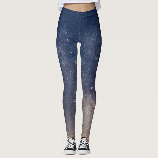 Konstellationen Sternenhimmel Aktive tragen Yoga Leggings (Vorderseite)