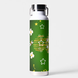 Konstellationen und Blume Wasserflasche Trinkflasche