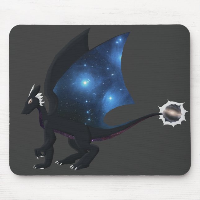 Konstellations-Drache Mousepad (Vorne)