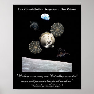 Konstellations-Rückkehr-Druck Poster