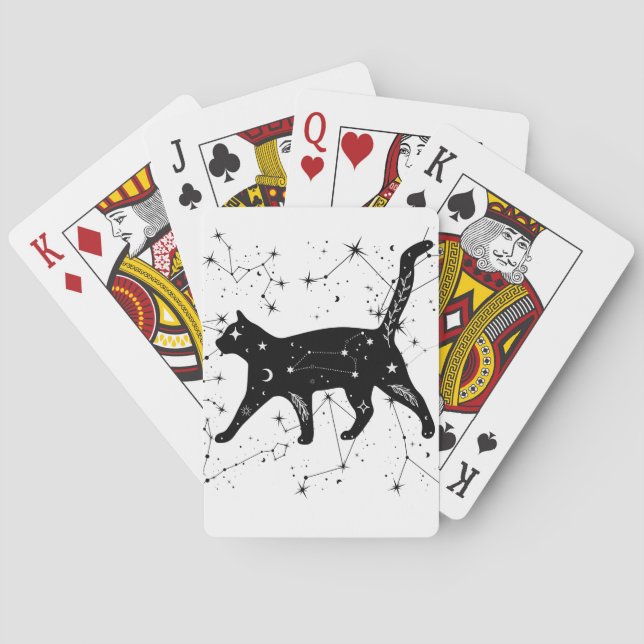 Konstellationskatzenkarten Spielkarten (Rückseite)
