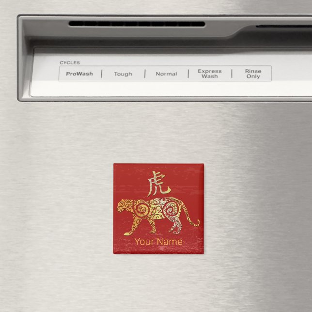 Konstellationszeichen für Tiger-Chinesisches Horos Magnet (In Situ (Geschirrspüler))