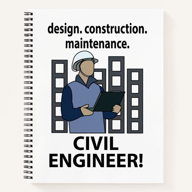 Konstrukteur für zivile Ingenieure, Ziviler Ingeni Notizbuch (Vorderseite)