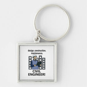 Konstrukteur für zivile Ingenieure, Ziviler Ingeni Schlüsselanhänger