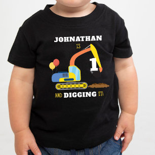 Konstruktion 1. Geburtstag Baby T-shirt