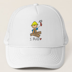 Konstruktion Ich baue T-Shirts und Geschenke Truckerkappe