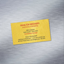 Konstruktionen Handyman Magnetische Visitenkarte
