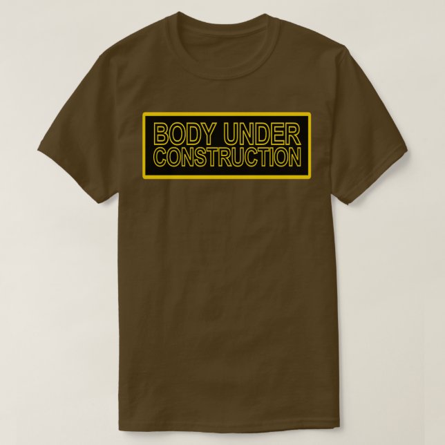 Konstruktionsentwurf für die Bodybuilding T-Shirt (Design vorne)