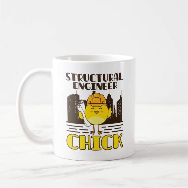 Konstruktionsingenieur Chick Zivil Engineering Kaffeetasse (Links)