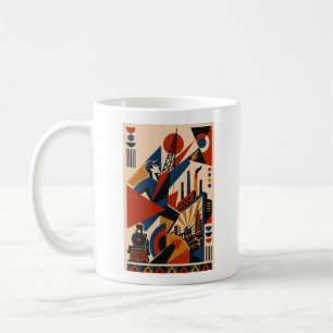 Konstruktivistische Industrie Kaffeetasse