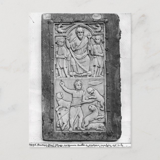 Konsularischer Schwanz von Aetius, links Handfläch Postkarte (Vorderseite)